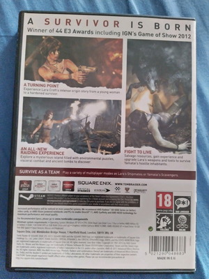 Tomb Raider 2013 PC σαν καινούργιο με αχρησιμοποίητο τον κωδικό