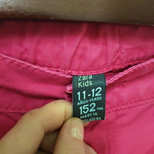 Zara Kids Chino pants pink like new, size 152 cm