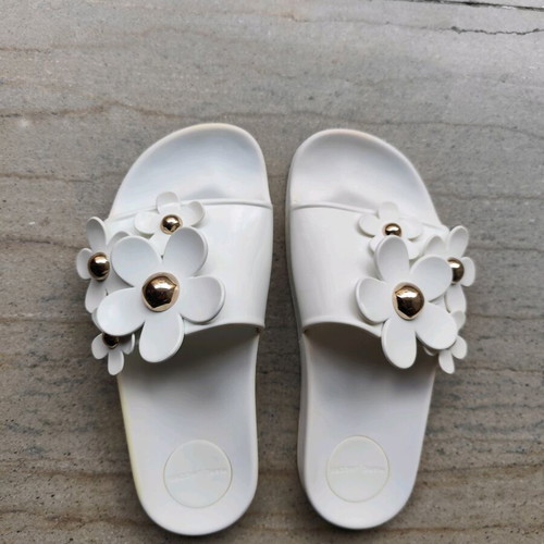 Marc Jacobs slip-on slides new, size 36, white