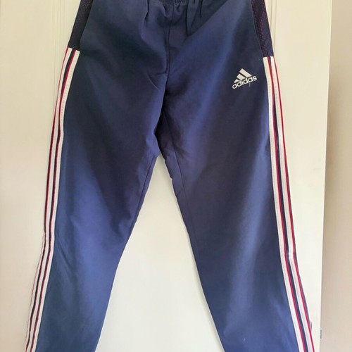 Adidas tracksuit used, kids 14-16 and women's small, blue