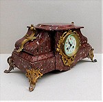  Ρολόι επιτραπέζιο μαρμάρινο, περίπου 130 ετών.