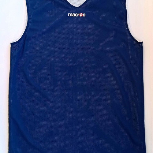 Macron sleeveless sports jersey used, blue, sizes XL XXL