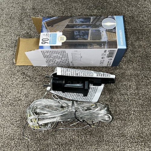 LED curtain string lights 1.7 meters, warm white