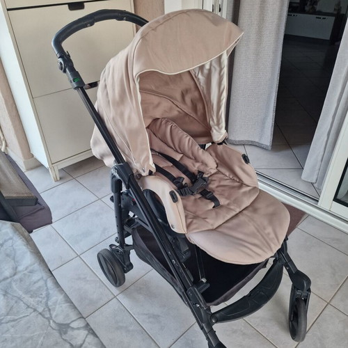 Cam stroller used, beige, foldable, fully functional