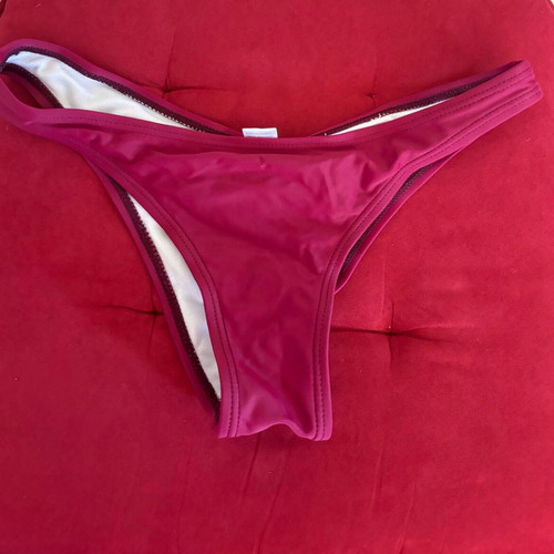 Swimsuit set used, burgundy color, size S