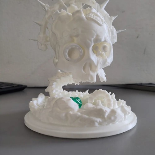 Dice Tower Skeleton new, 3D printed