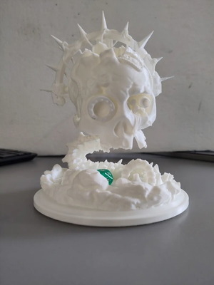 Dice Tower Skeleton new, 3D printed