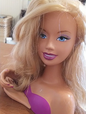 Barbie doll used, children's toy