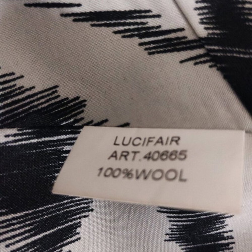 Wool jacket new, unused Lucifair black, thin fabric, size 7XL