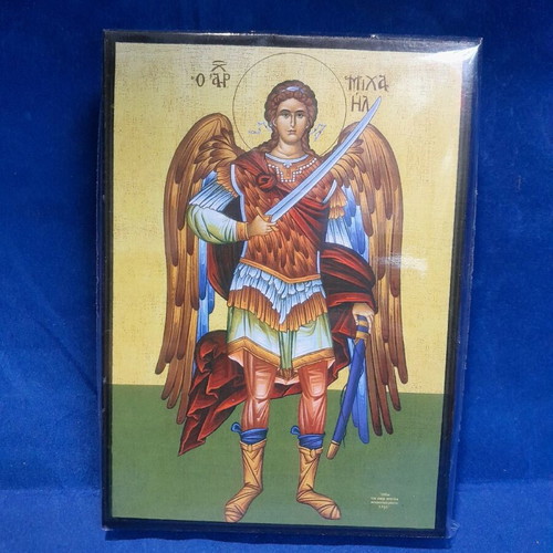 Saint Michael icon new, wooden 10x15