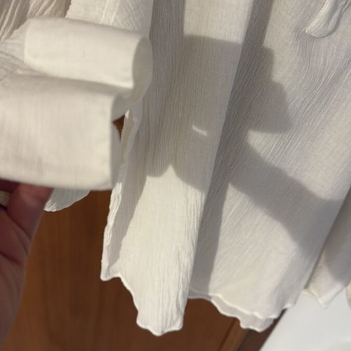 Dolce & Gabbana white shirt used, thin fabric, size XL