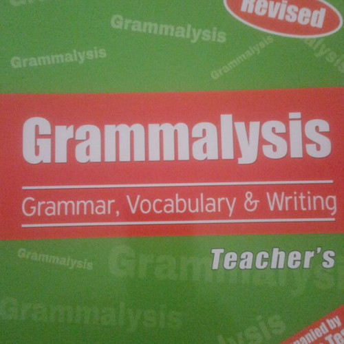 Grammalysis English Book like new for teachers