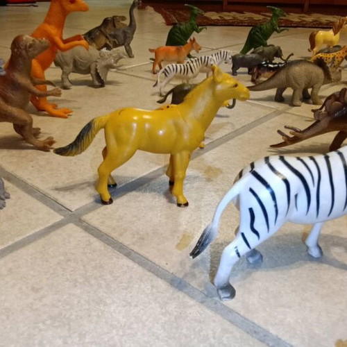 Animal figures like new, set of 45 pieces