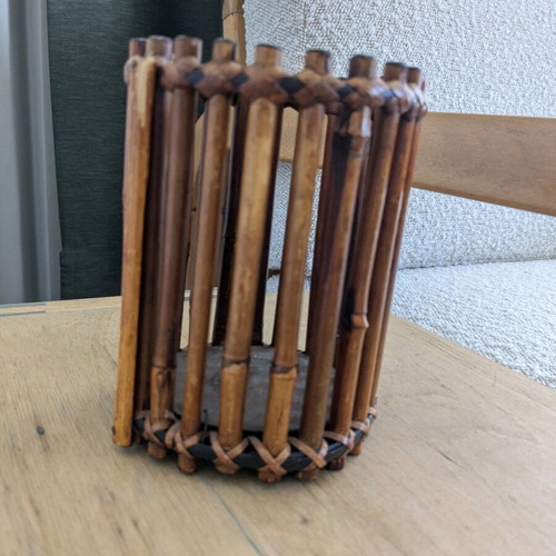 Wooden Candle Lantern Boho used