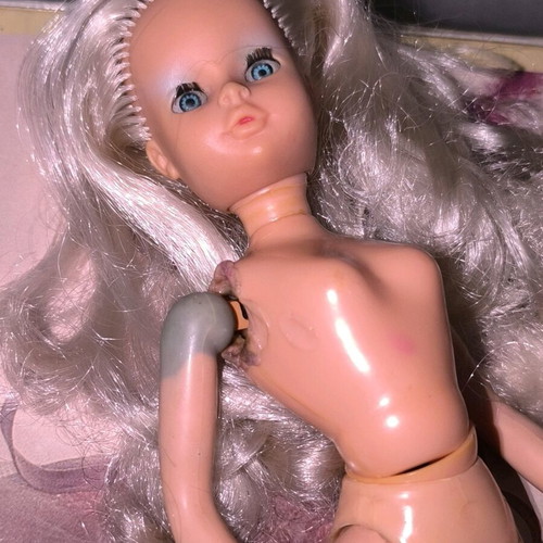 Bibibo vintage doll used with Porto Fino dress and carved shoes
