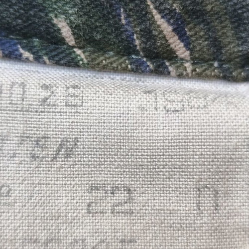 Marine Corps M71 Camouflage Campaign Pants used, size medium, 1984 tag