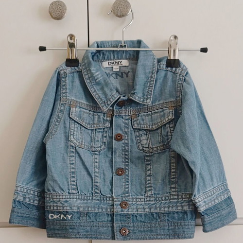 DKNY children's denim jacket like new with stonewashed design