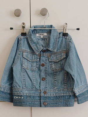 DKNY children's denim jacket like new with stonewashed design