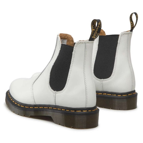 Dr. Martens 2976 Yellow Stitch Chelsea boots new, size 37, white leather