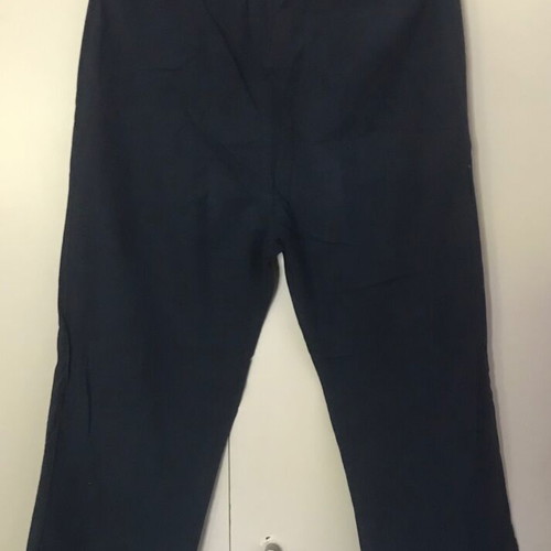 Cotton pants Large unisex like new, dark blue with deep pockets