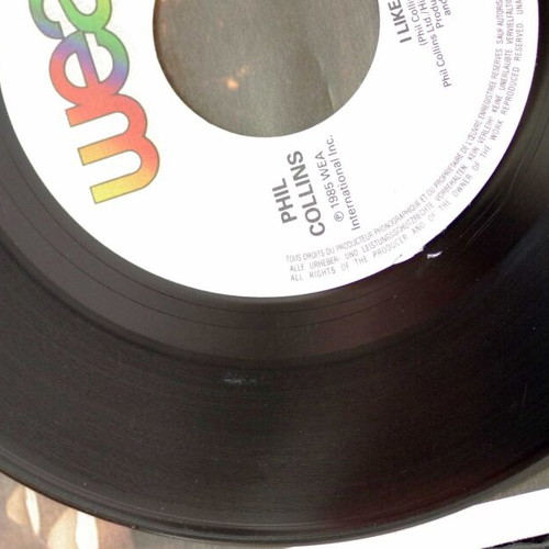 Phil Collins One More Night & I Like The Way 7'' vinyl used, pop