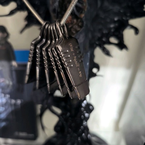 Death Stranding 2 Q-Pid Dog Tags necklace new metal
