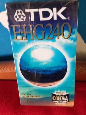 TDK EHG 240 new sealed VHS cassette