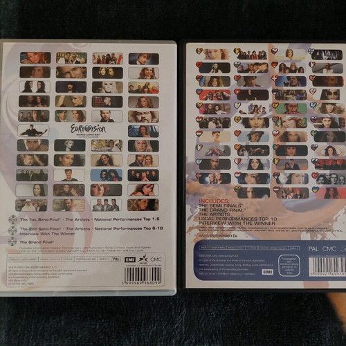 Eurovision discs like new, 2 pieces with case