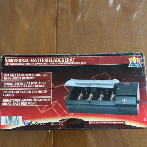 Battery charger German new