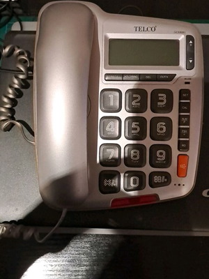 TELCO ενσύρματο σταθερό τηλέφωνο σε γκρι