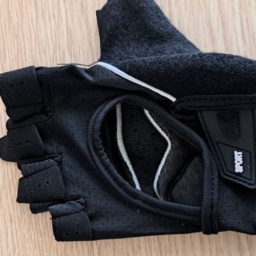 Push-up handles and fitness gloves, size L