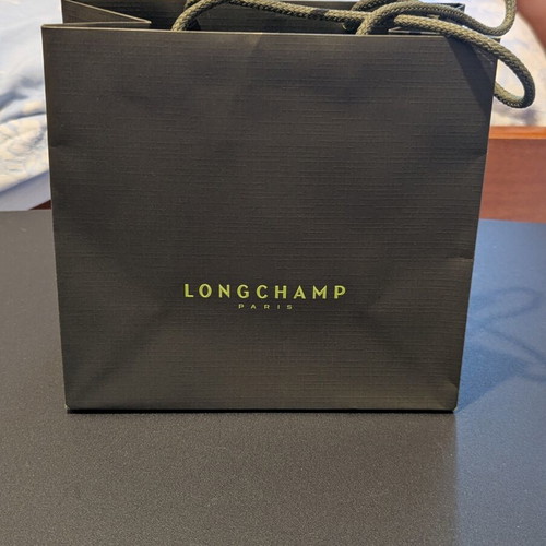 Longchamp paper bag like new, approx. 19x18 cm