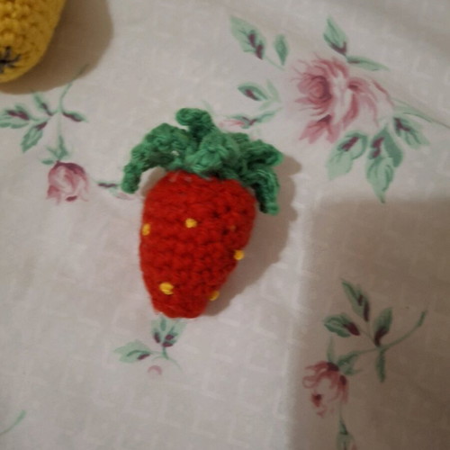 Handmade knitted fruits like new, set of 10 pieces