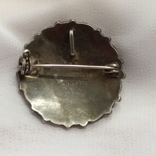 Silver pin 800 vintage like new, handmade