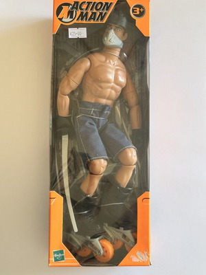 Hasbro 2002 Action Man Roller Extreme figure, new