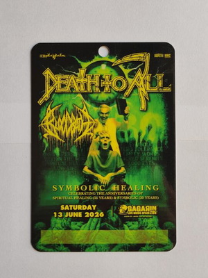 Photopass Death To All+Bloodbath new, 13/6/2026 Gagarin Club