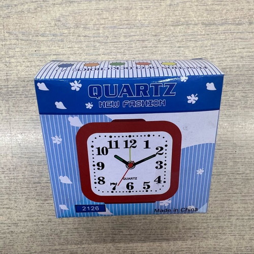 Alarm clock 8x8 cm new