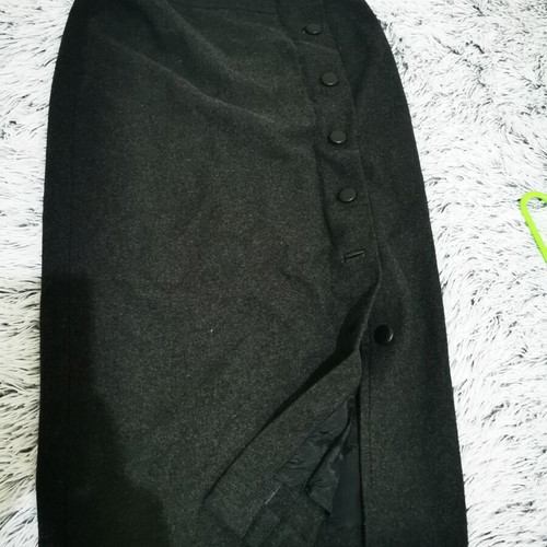Jean Marie Lie women's skirt dark grey like new, winter lined