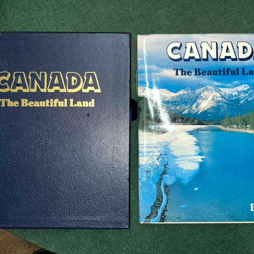 Canada The Beautiful Land book used, Greek language