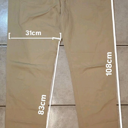 Sergio Tacchini pants used, beige, size S