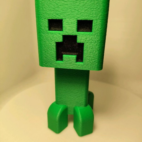 Minecraft Creeper τρισδιάστατη εκτύπωση καινούργια, ύψος 12 εκατοστά