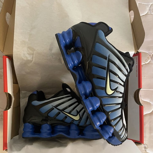 Nike Shox TL new with box, blue athletic shoes