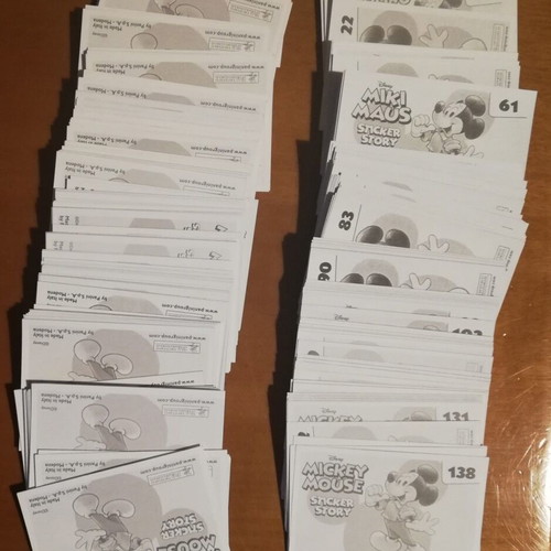 Panini Mickey Mouse 90 Years Of Magic stickers pack of 10 like new