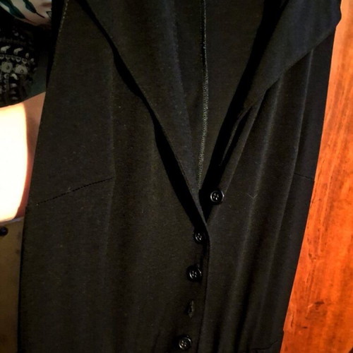 Heine black elegant jumpsuit with buttons, size M