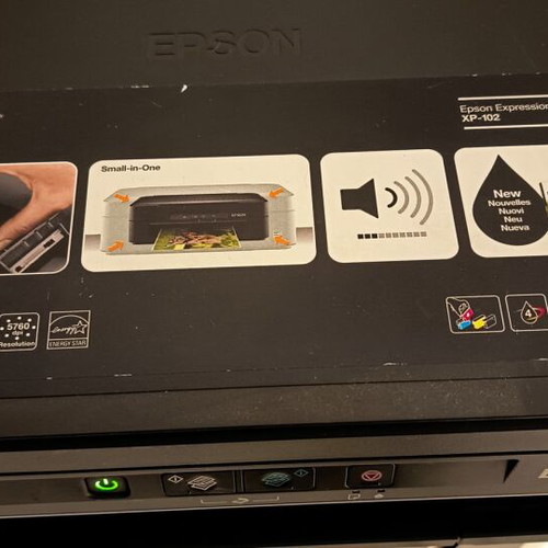 Epson XP-102 printer used with free ink cartridges