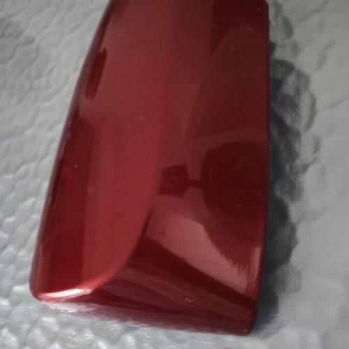 Toyota Yaris left side mirror cover used, burgundy metallic, 2011-2019