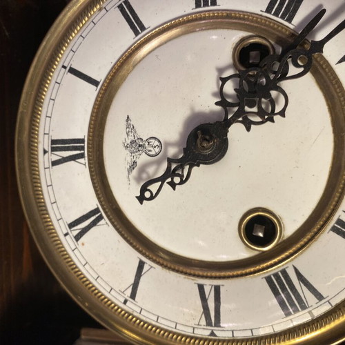 FMS Friedrich Mouthe German wall clock used, vintage