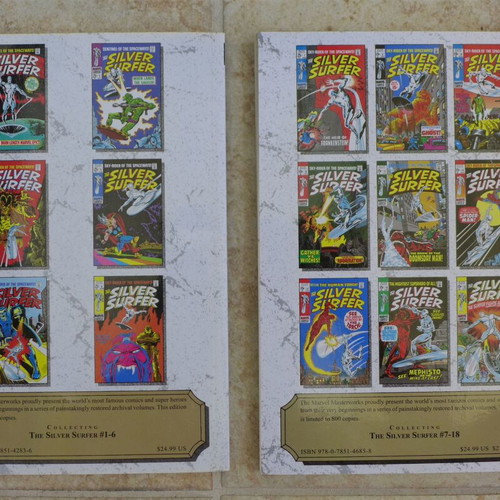 The Silver Surfer (Marvel Masterworks, Volume 15 & 19) Paperback (2010) Limited to 863 & 800 copies