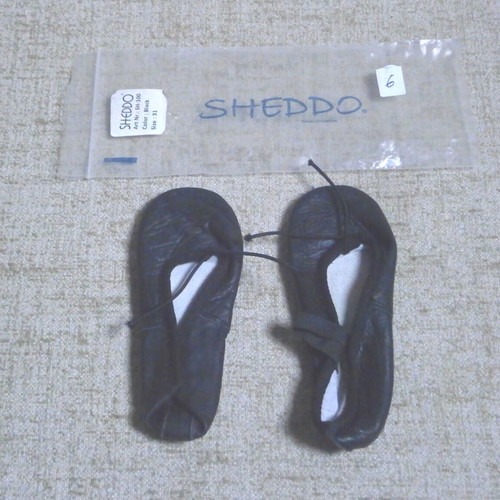 Soft Leather Sheddo Ballet Shoes Size 31 New Black