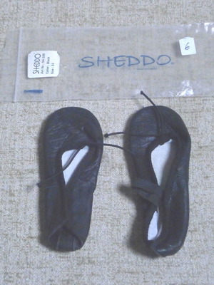 Soft Leather Sheddo Ballet Shoes Size 31 New Black